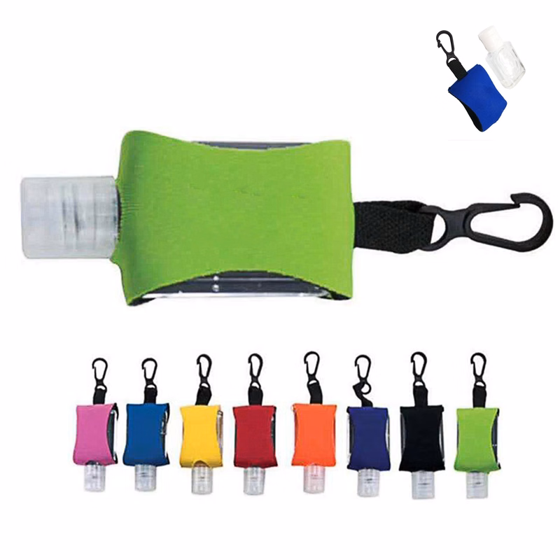 Clip On Sanitizer 15ML(0.5OZ) With Neoprene Sleeve