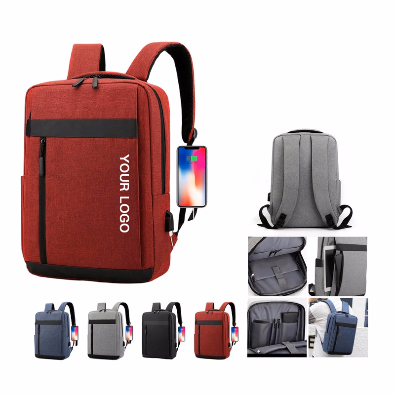 Laptop Bag with USB Charger and Front Pocket