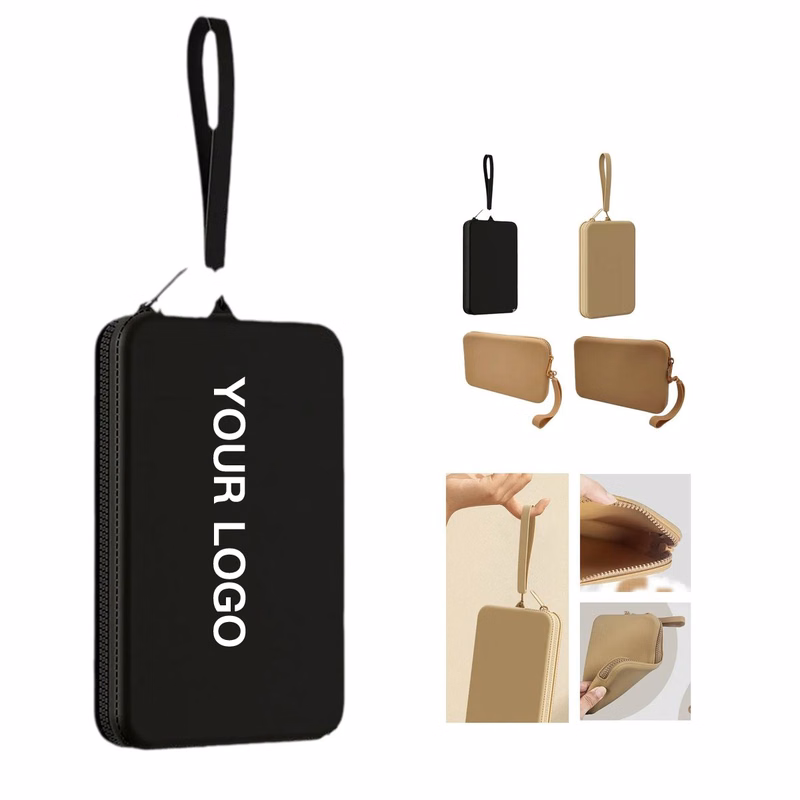 7 Inch Silicone Pouch for Travel Accessories