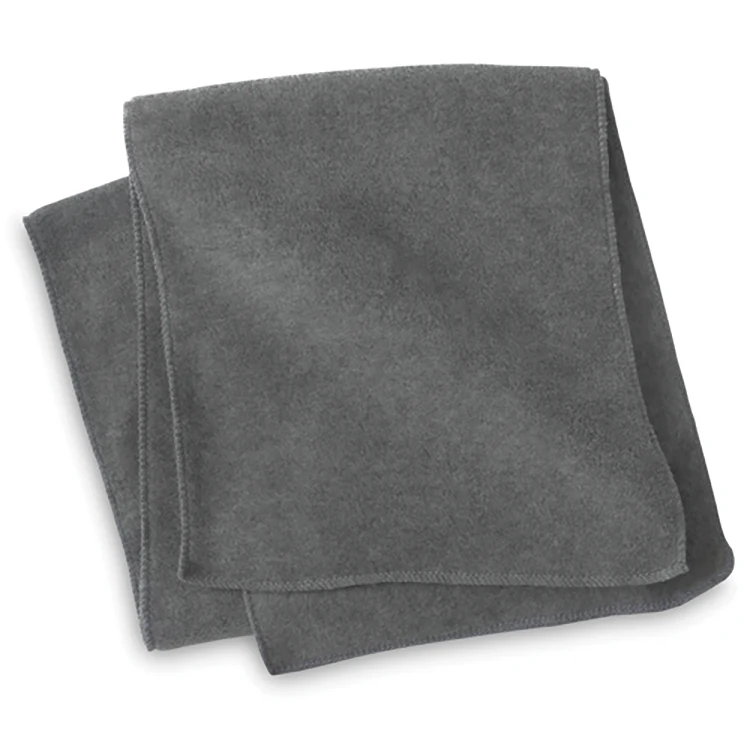 Charcoal Gray Fleece Neck Scarf 1