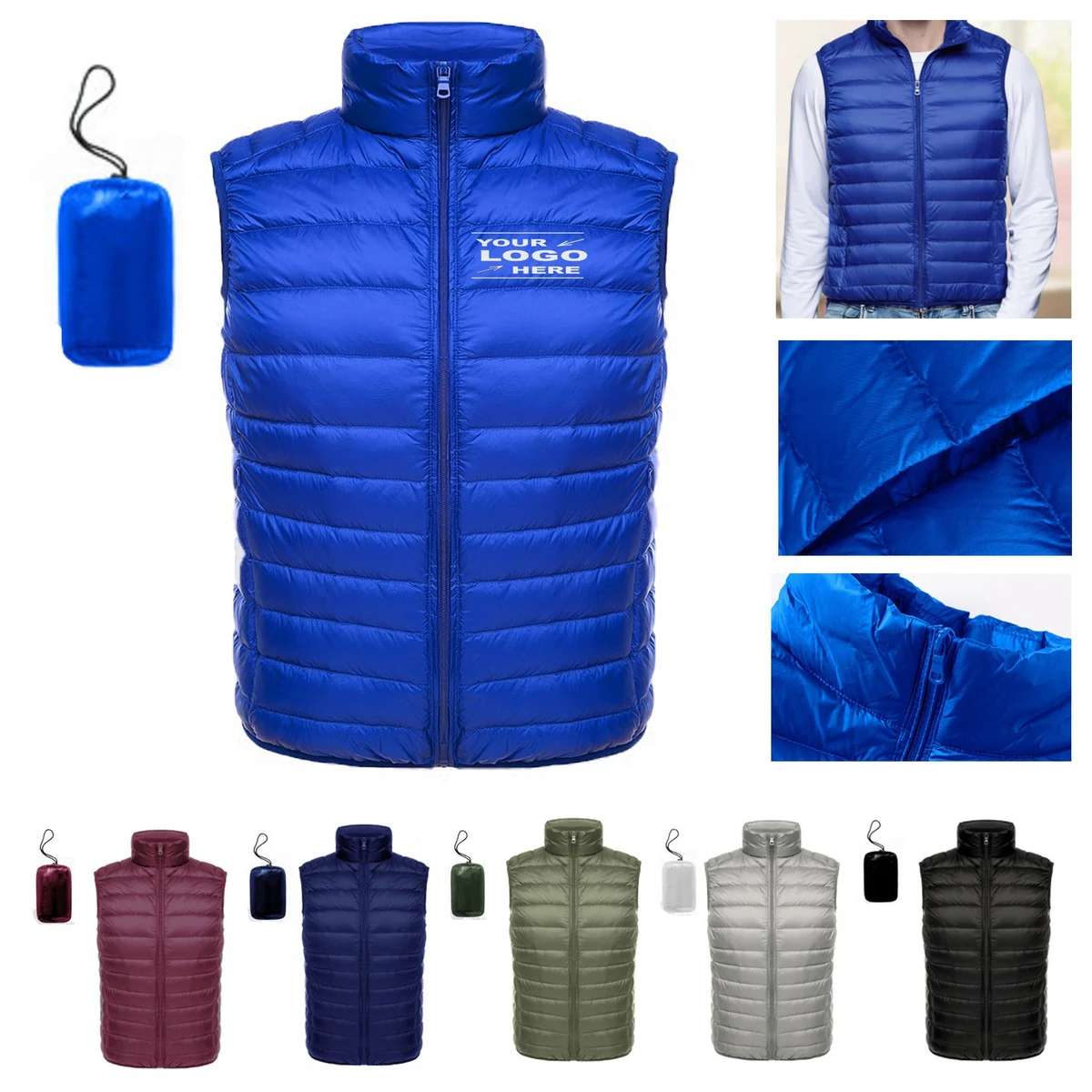 Men's Lightweight Puffer Vest 1