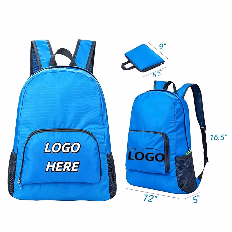 Light Foldable Backpack With Custom Logo