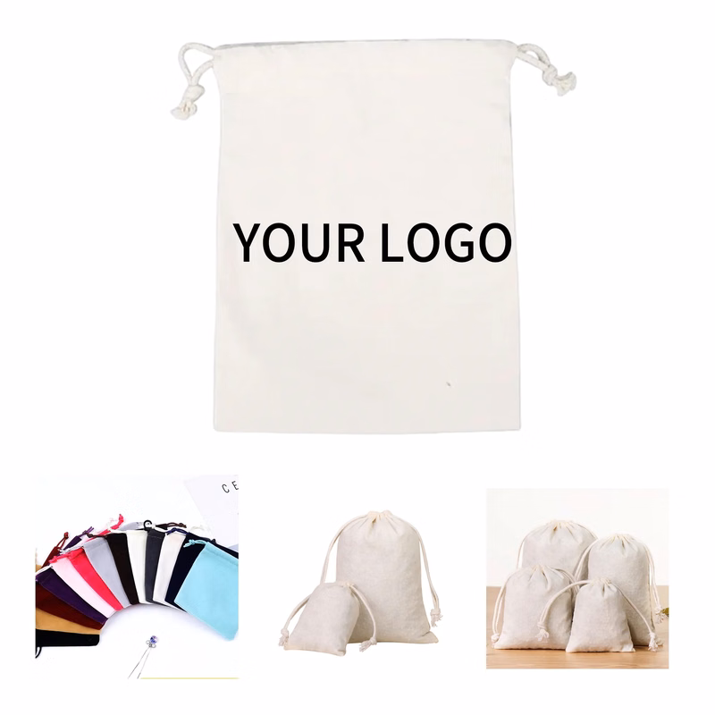 Canvas Drawstring Bag 15x13.8 Inch