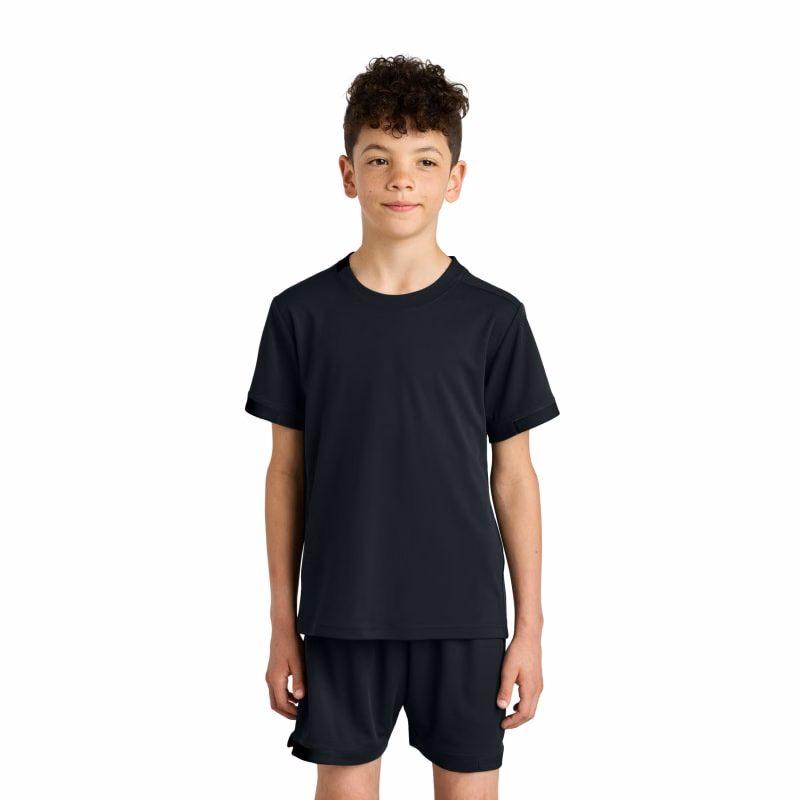 Sport-Tek Youth Club Short Sleeve Crew