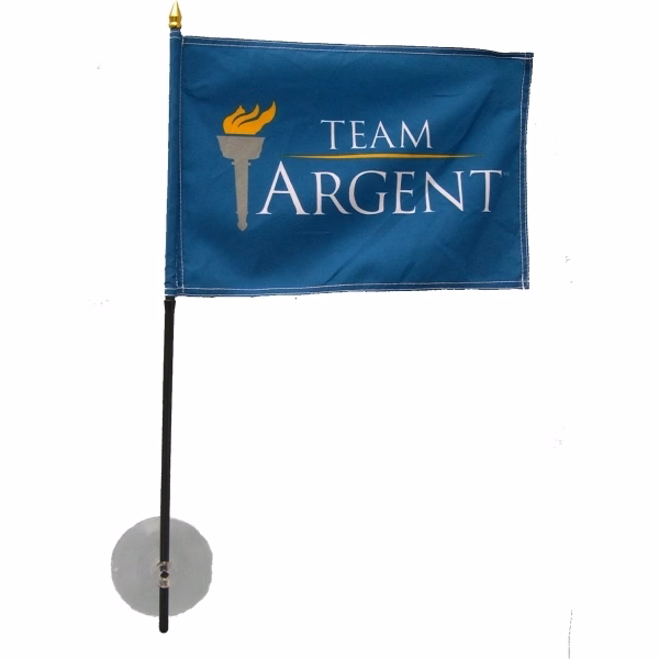 Suction cup flag, 9" x 12"