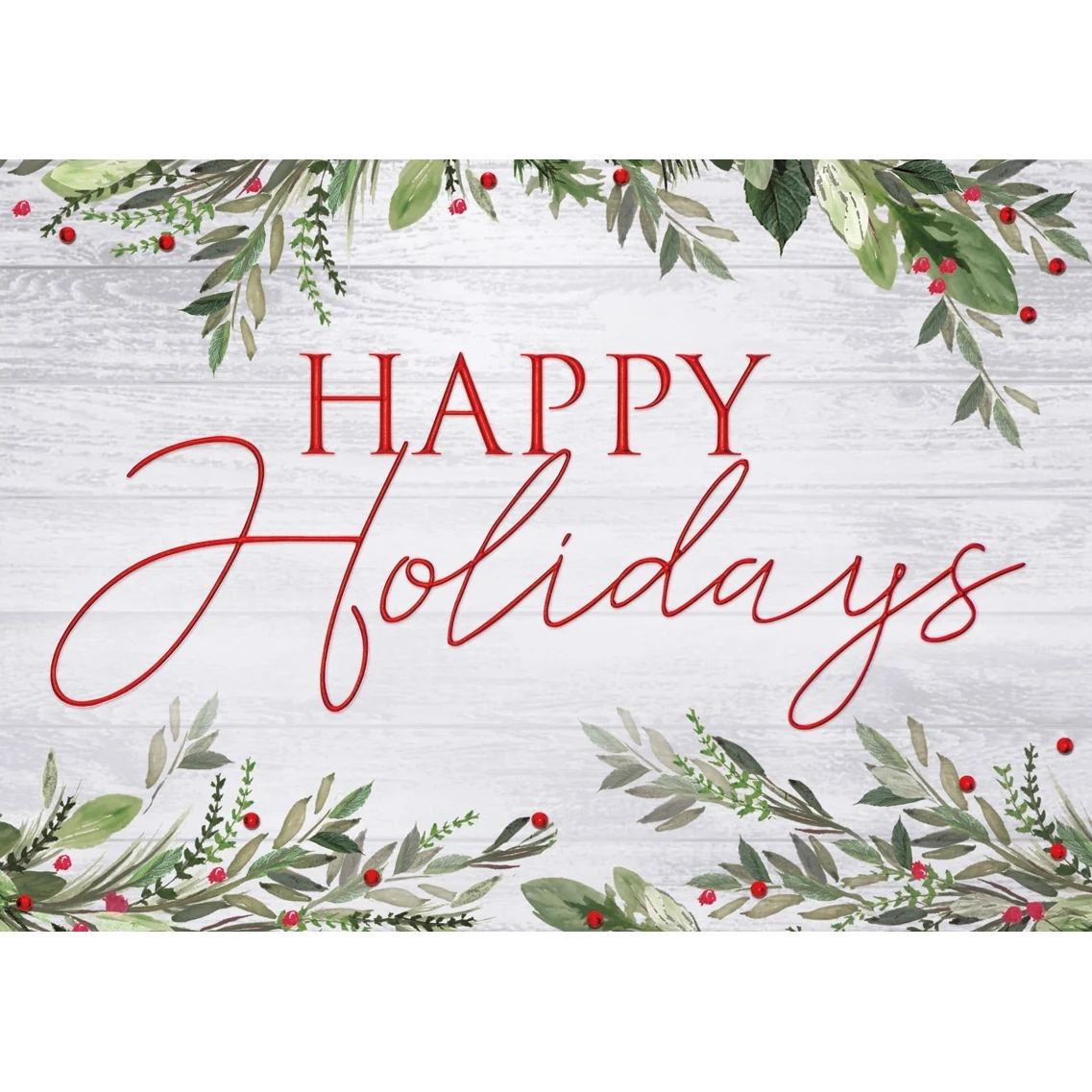 Rustic Display Holiday Cards 1