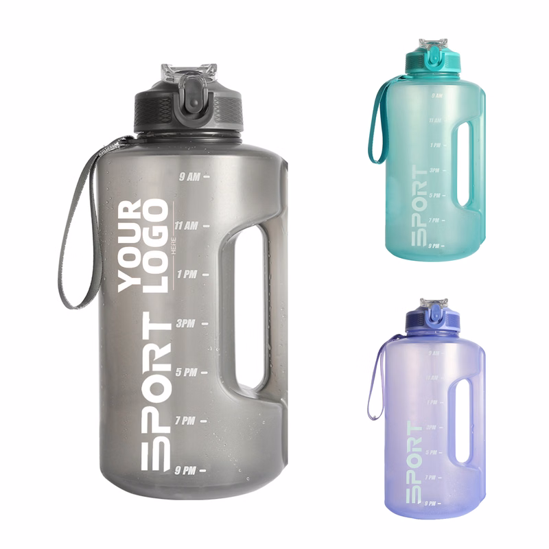 61 0Z Water Bottle with Motivational Time Marker