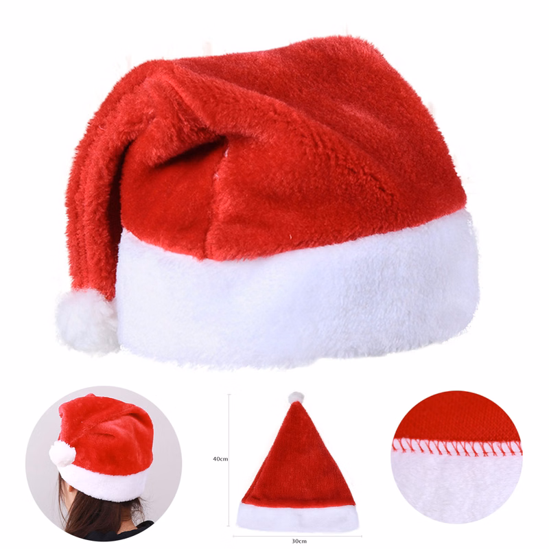 Embroidery Red Santa Hat