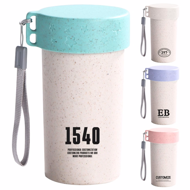 Reusable Travel Mug with Lanyard