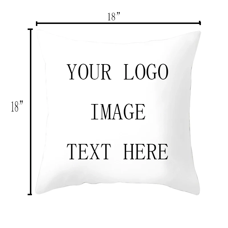 Custom Pillow Covers 18" x 18" MOQ 100PCS 1