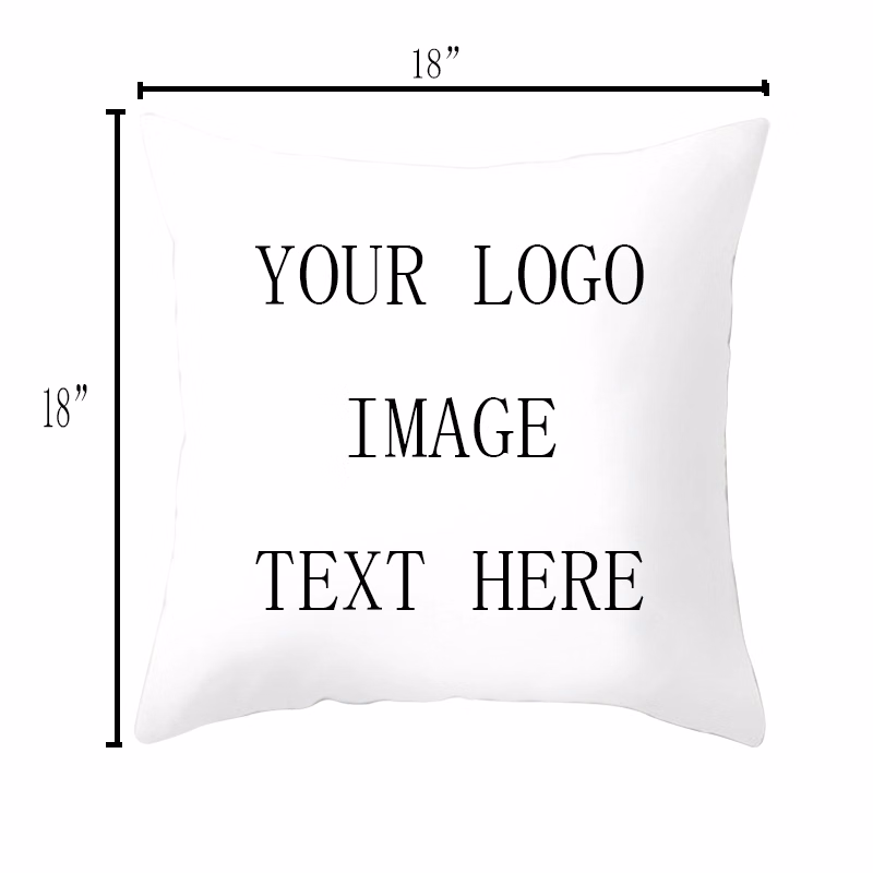 Custom Pillow Covers 18" x 18" MOQ 100PCS