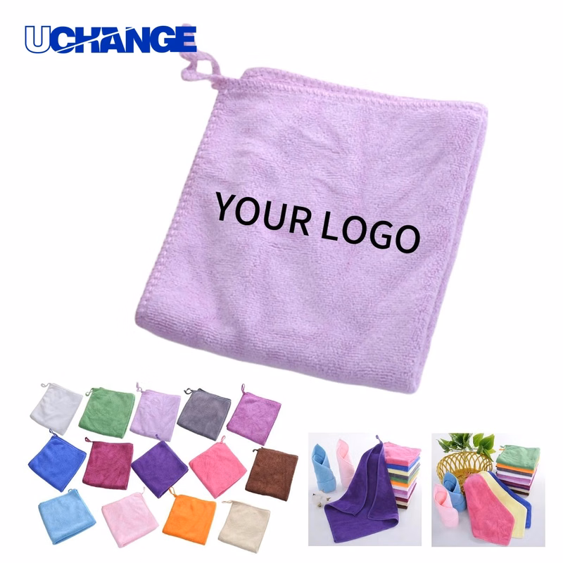 Microfiber Cleaning Cloth Wipe 9.8 Inch Square