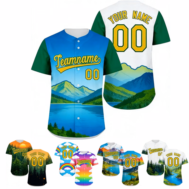MOQ 50 Full Custom Performance Baseball Jersey