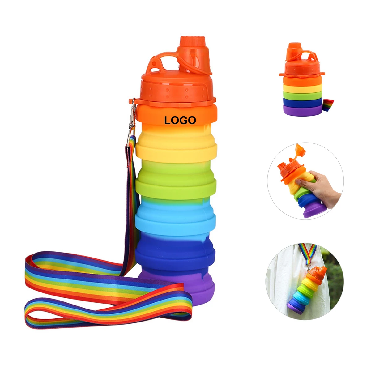 Silicone Foldable Water Bottle (direct import) 1