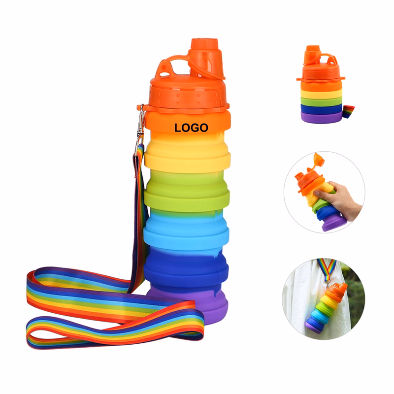 Silicone Foldable Water Bottle (direct import)
