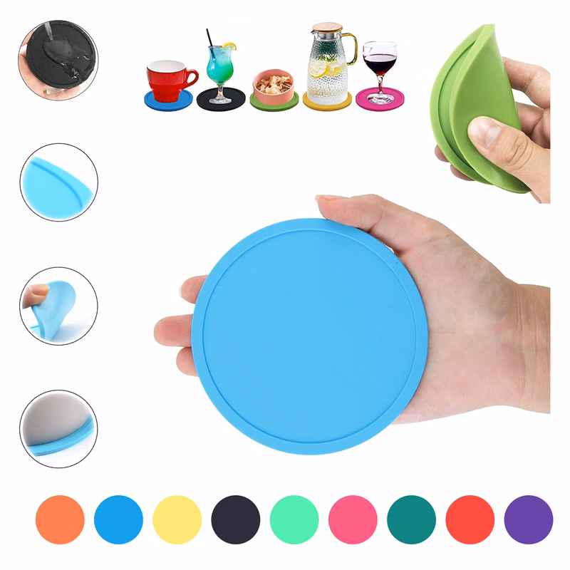 Colorful Silicone Heat Resistant Coasters
