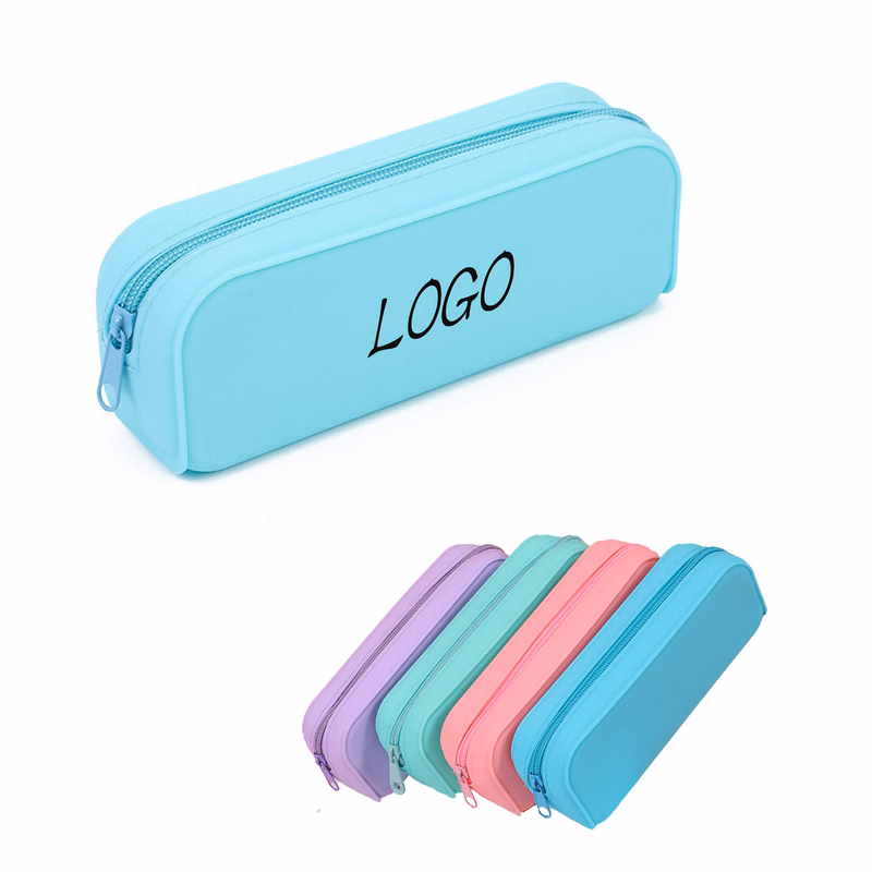 Light-colored Silicone Pencil Case