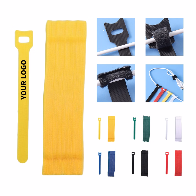 Reusable Nylon Desktop Cable Tie Organizer Strip