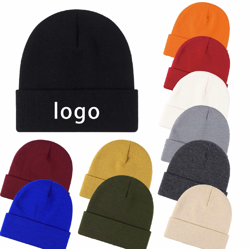 Solid Color Knitted Winter Cap