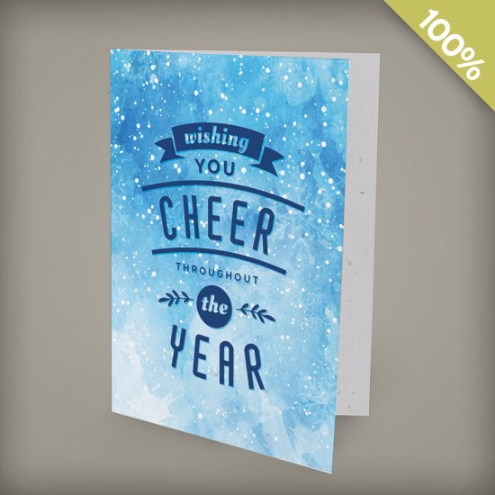 Wishing You Cheer Business Holiday Cards