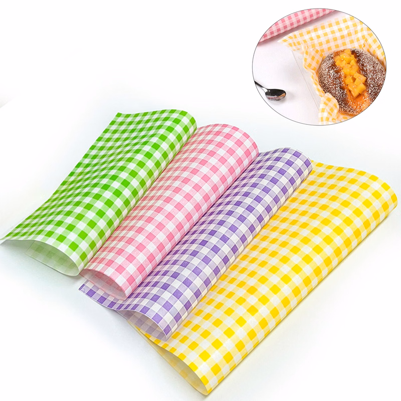 Checkered Food Wrapper Sheet