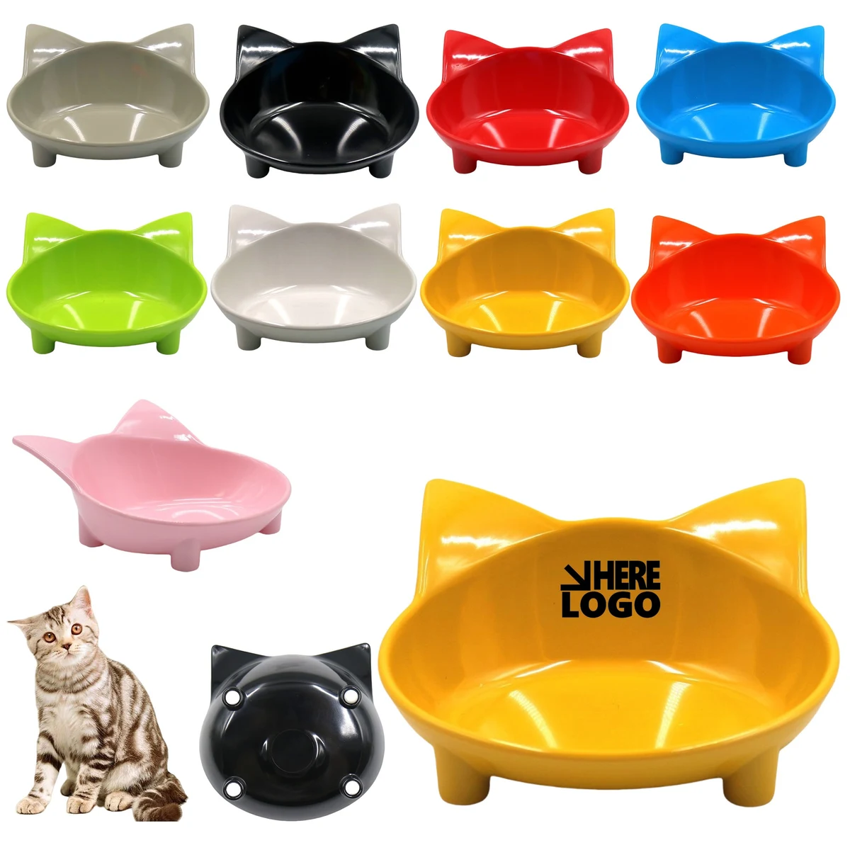 Cat Food Bowl Dish 1