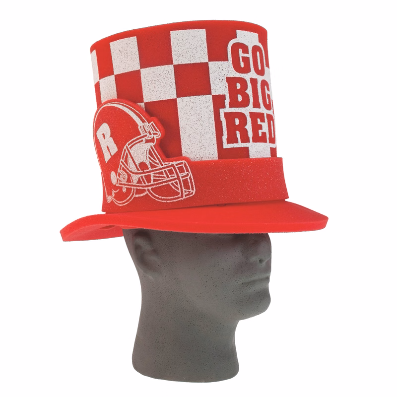 13" Foam Fan Hat, Football Helmet Band