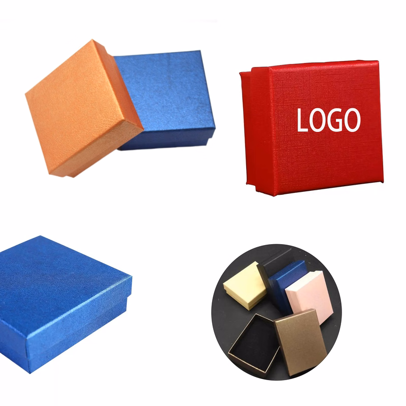 Art Paper Jewelry Box Packaging Box MOQ 10pcs