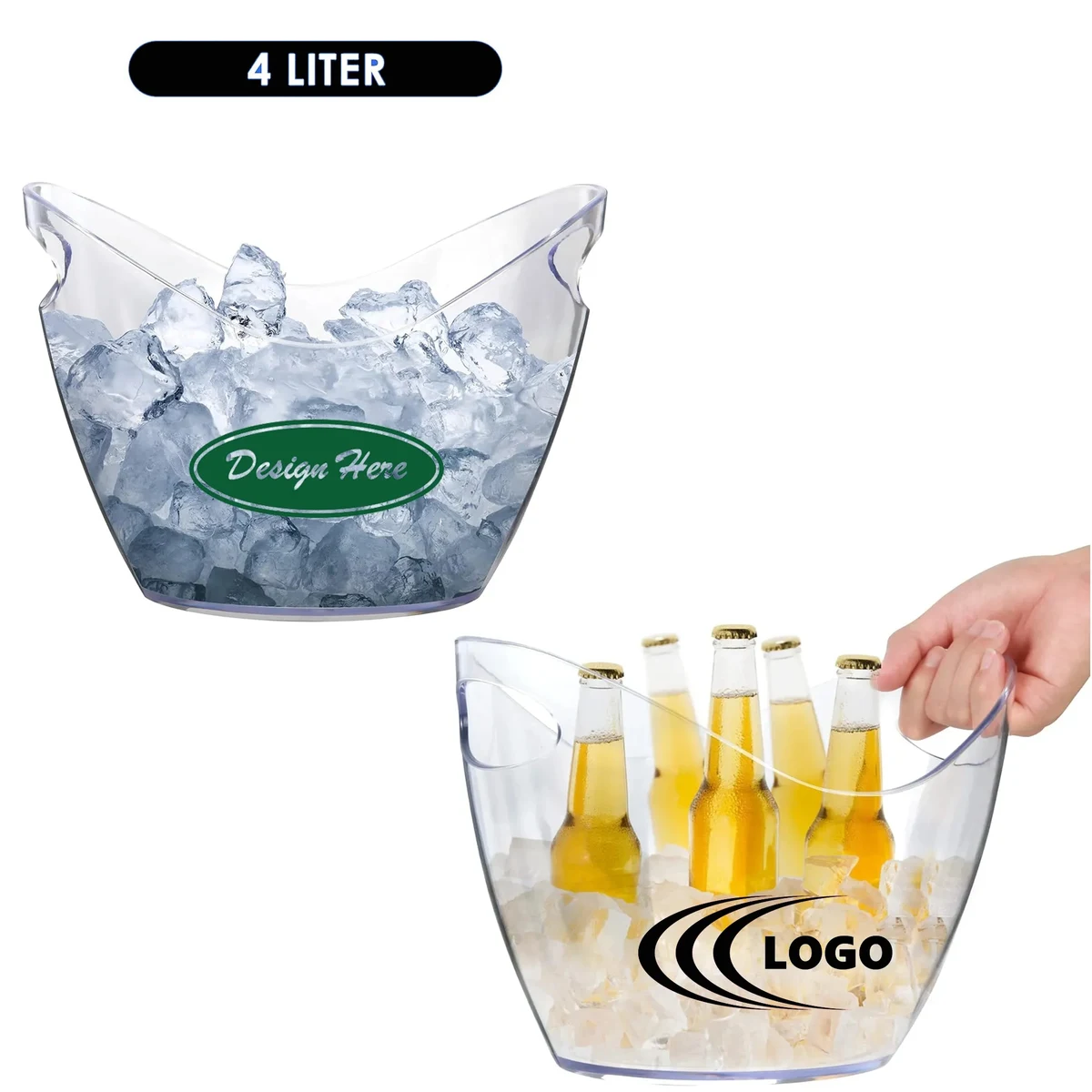4 Liter Champagne Tub Ice Wine Bucket 1