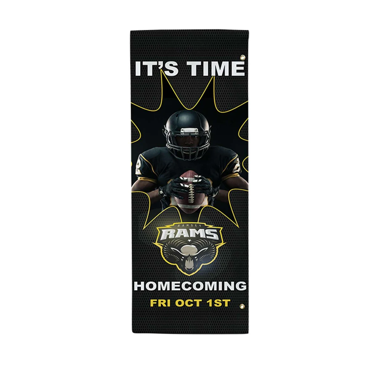 18" x 48" Vinyl Boulevard Banner Single-Sided 1