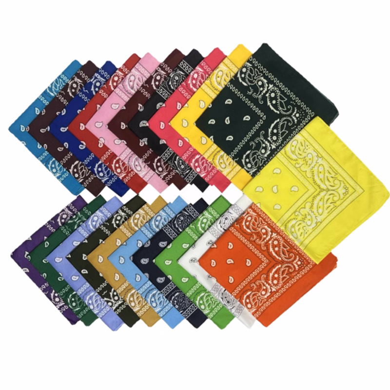 Multifunctional Polyester Bandanna Square Scarf