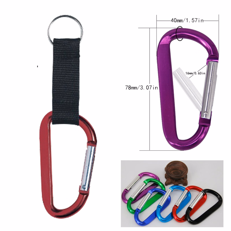 Large Carabiner with Web Strap
