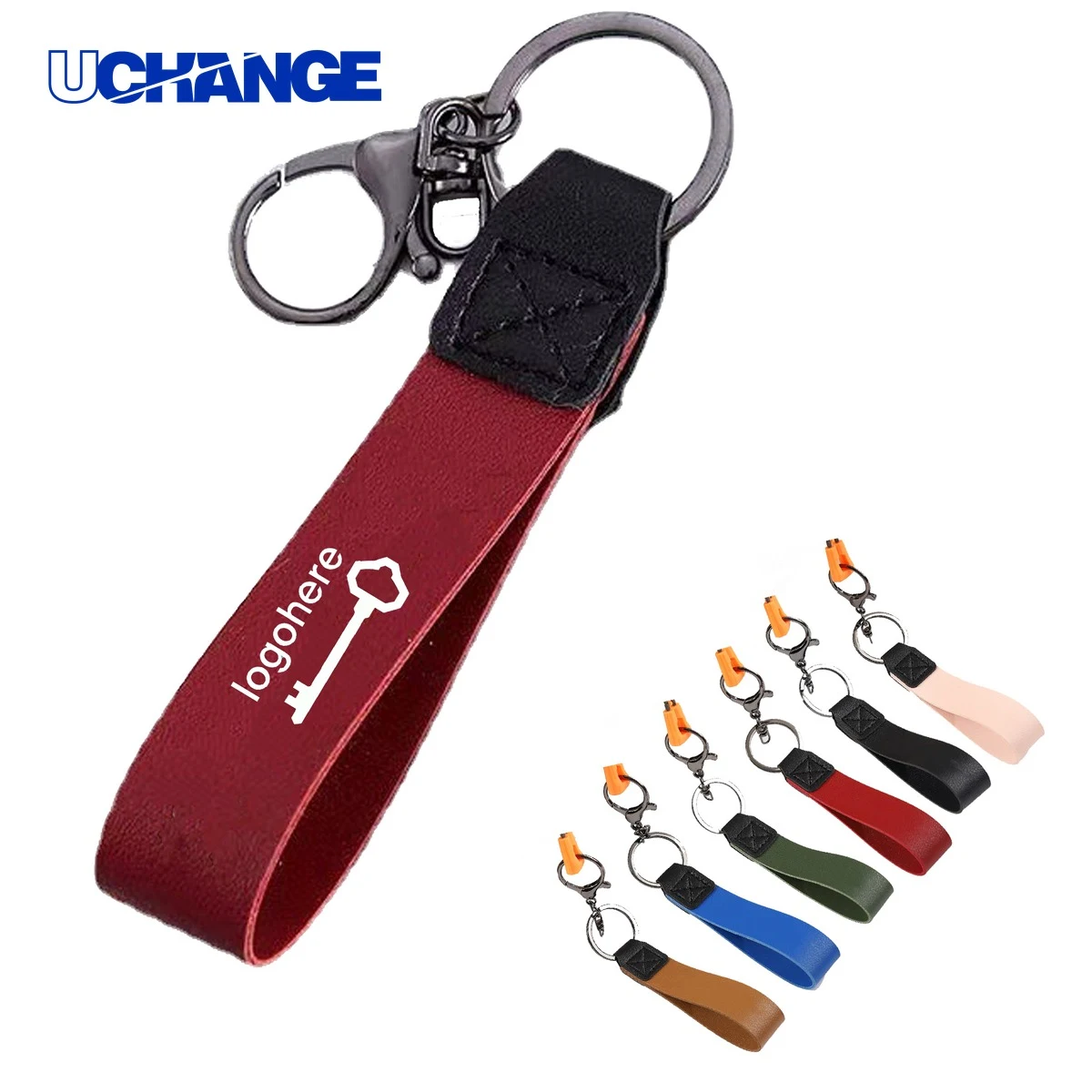 Bag Charm Keychain with Metal Ring 1