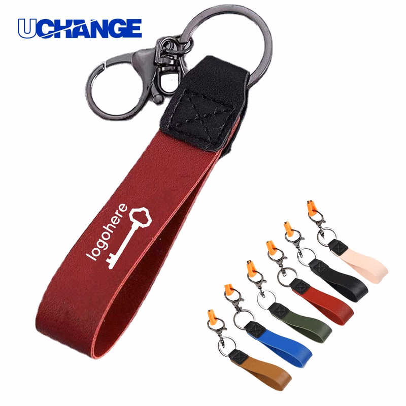 Bag Charm Keychain with Metal Ring