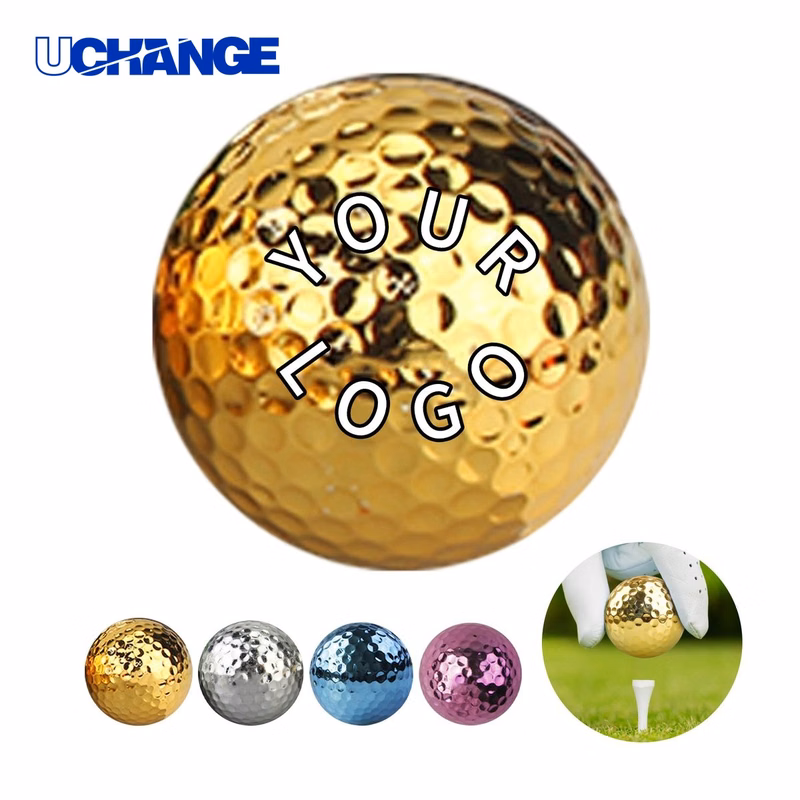 Electroplated Rubber Golf Ball Gift