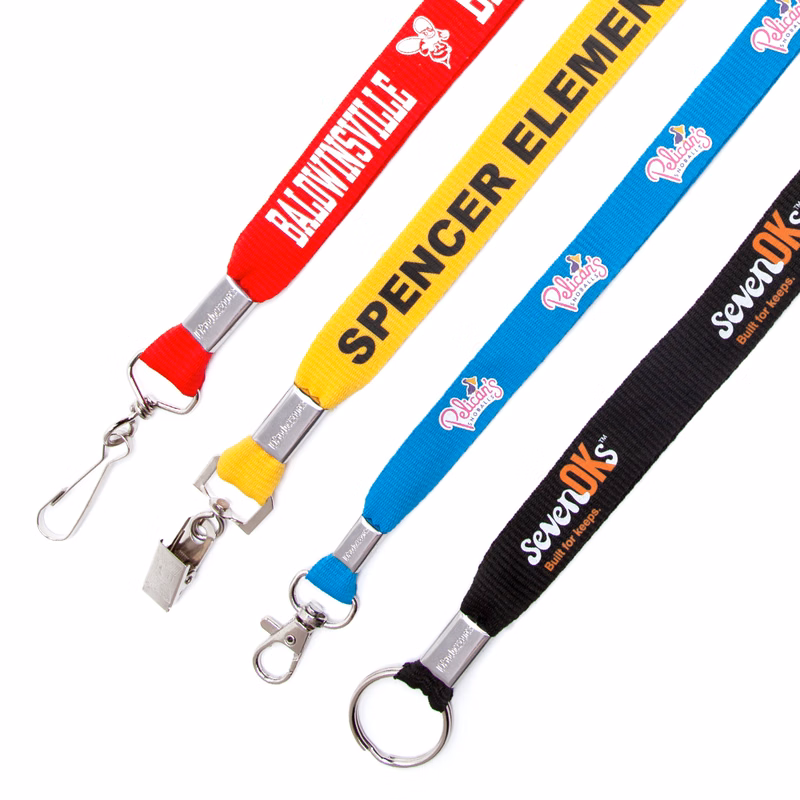 1/2" Pricebuster Flat Polyester Lanyard