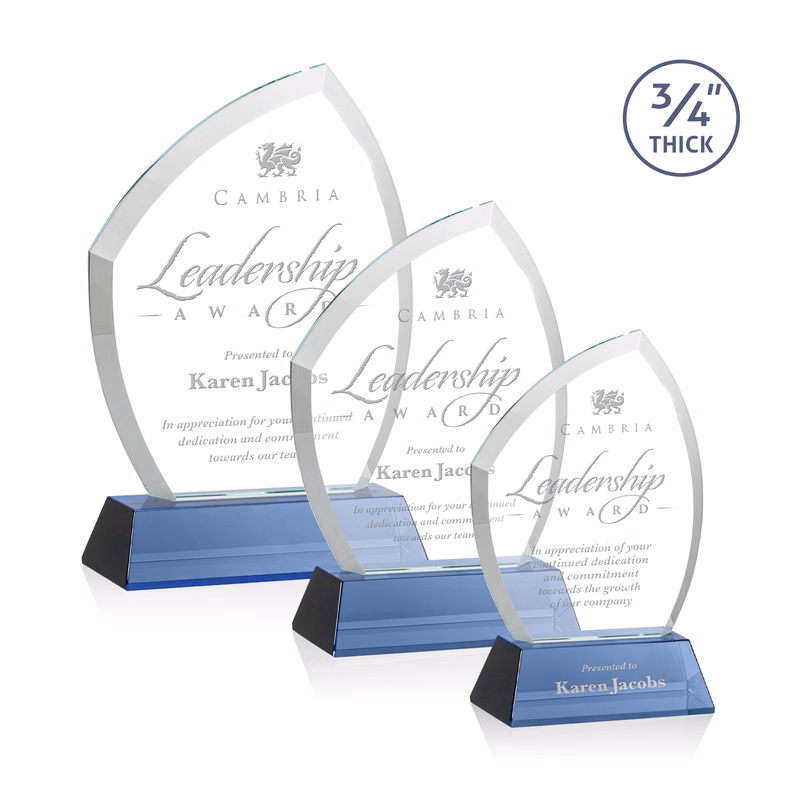 Daltry Award on Newhaven Base - Blue