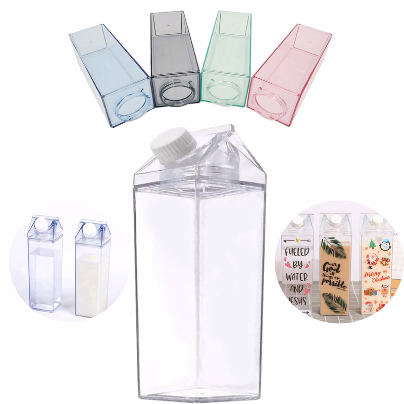 Clear Milk Bottle