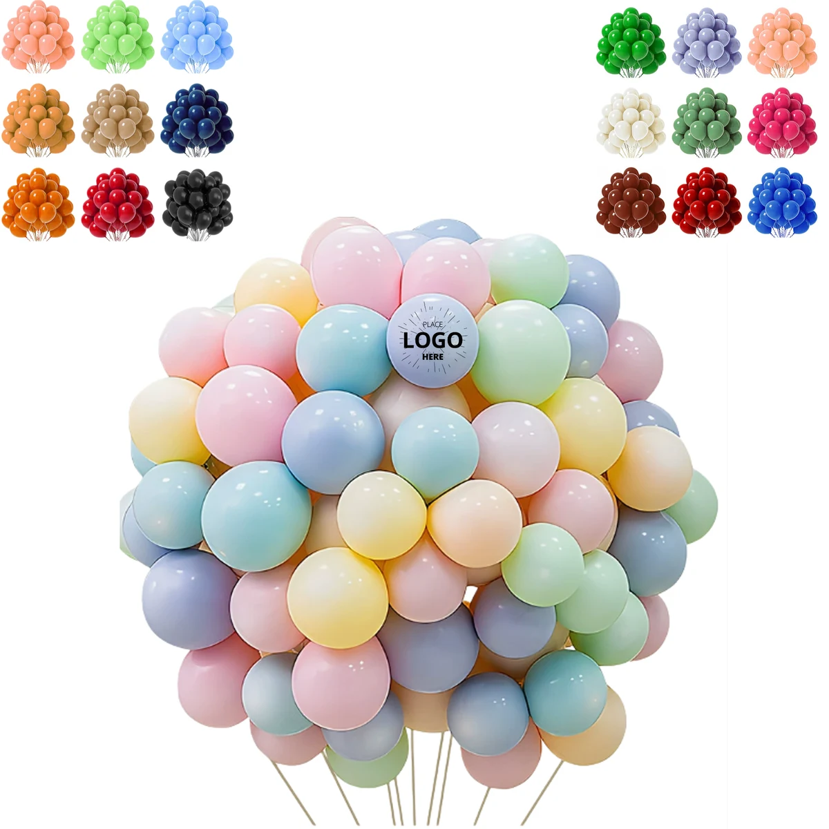 10 Inch Pastel Color Macaron Latex Party Balloons 1