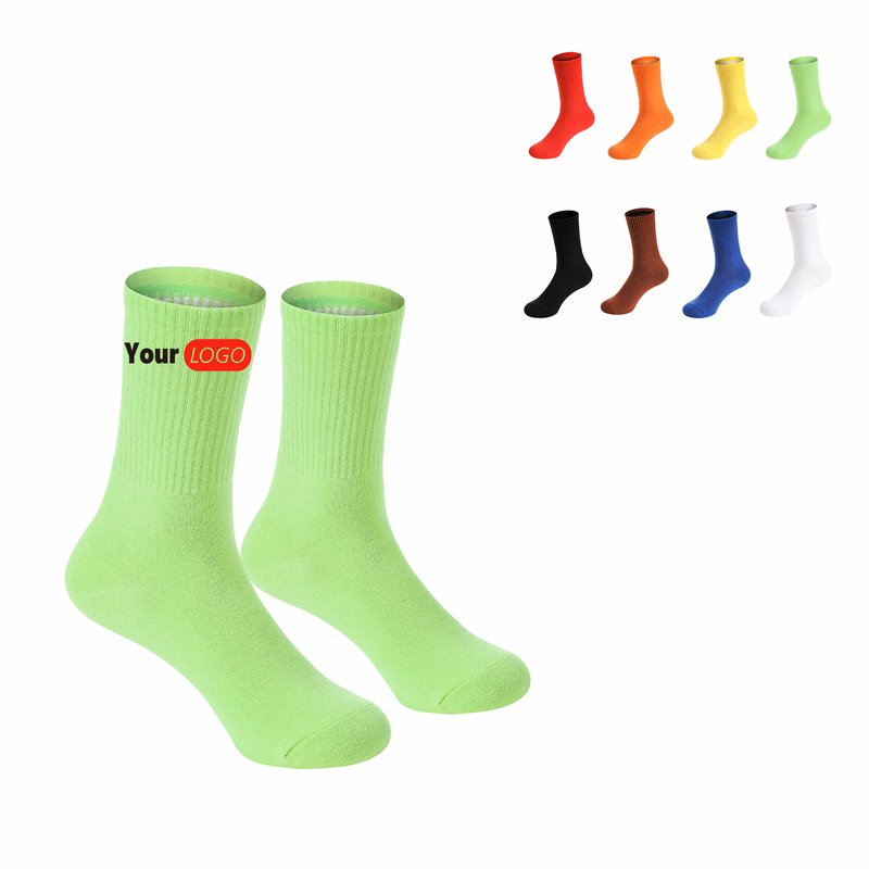 Vertical Cotton Basketball Socks