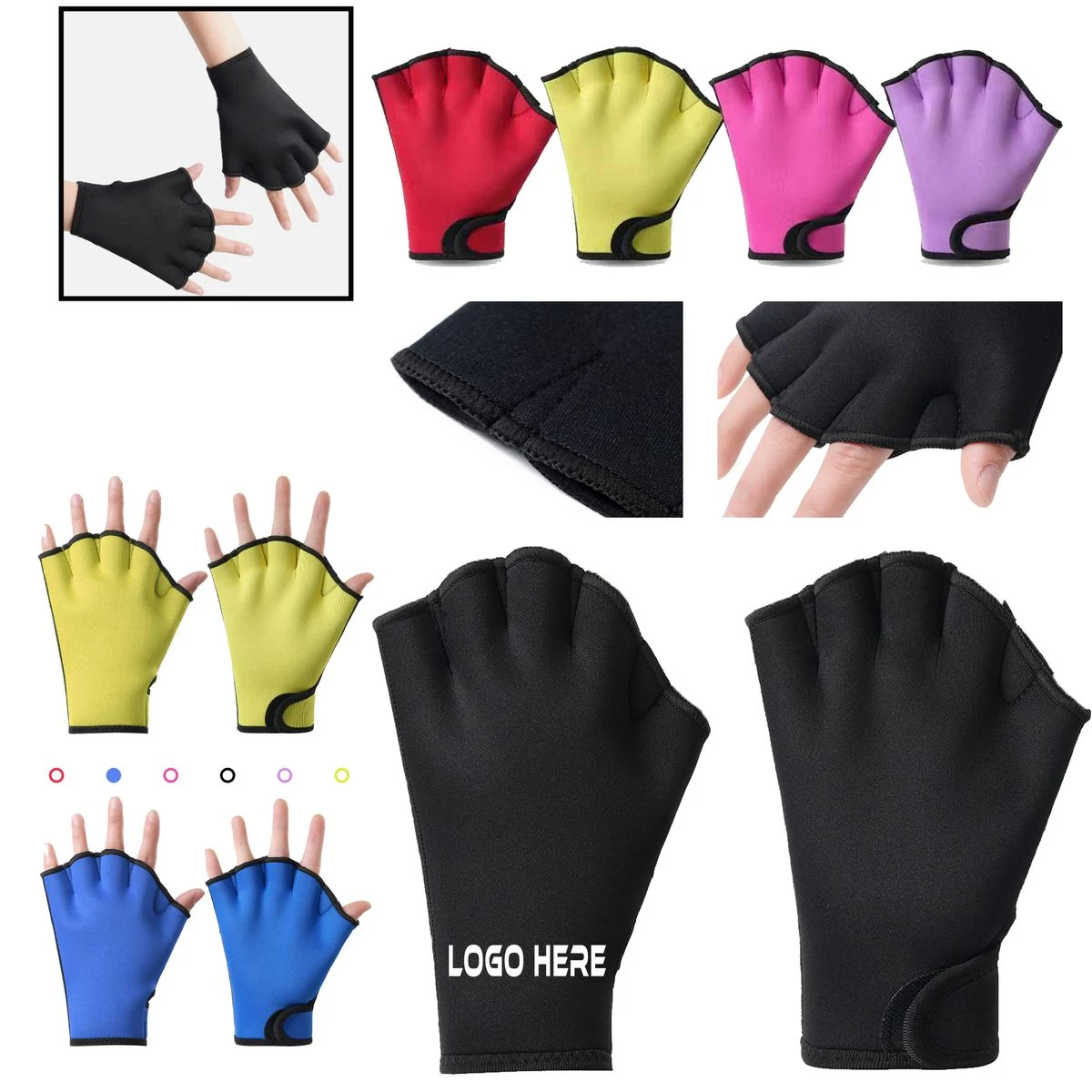 Anti-Slip Nylon Gloves for Diving & Snorkeling 1