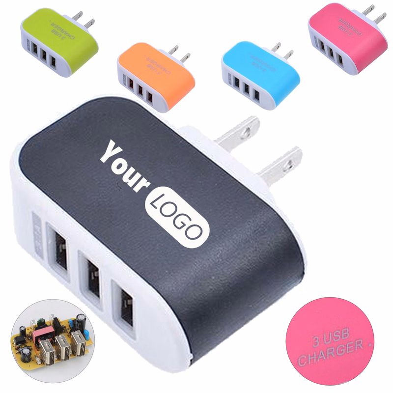Triple USB Port Portable Smart Phone Charger