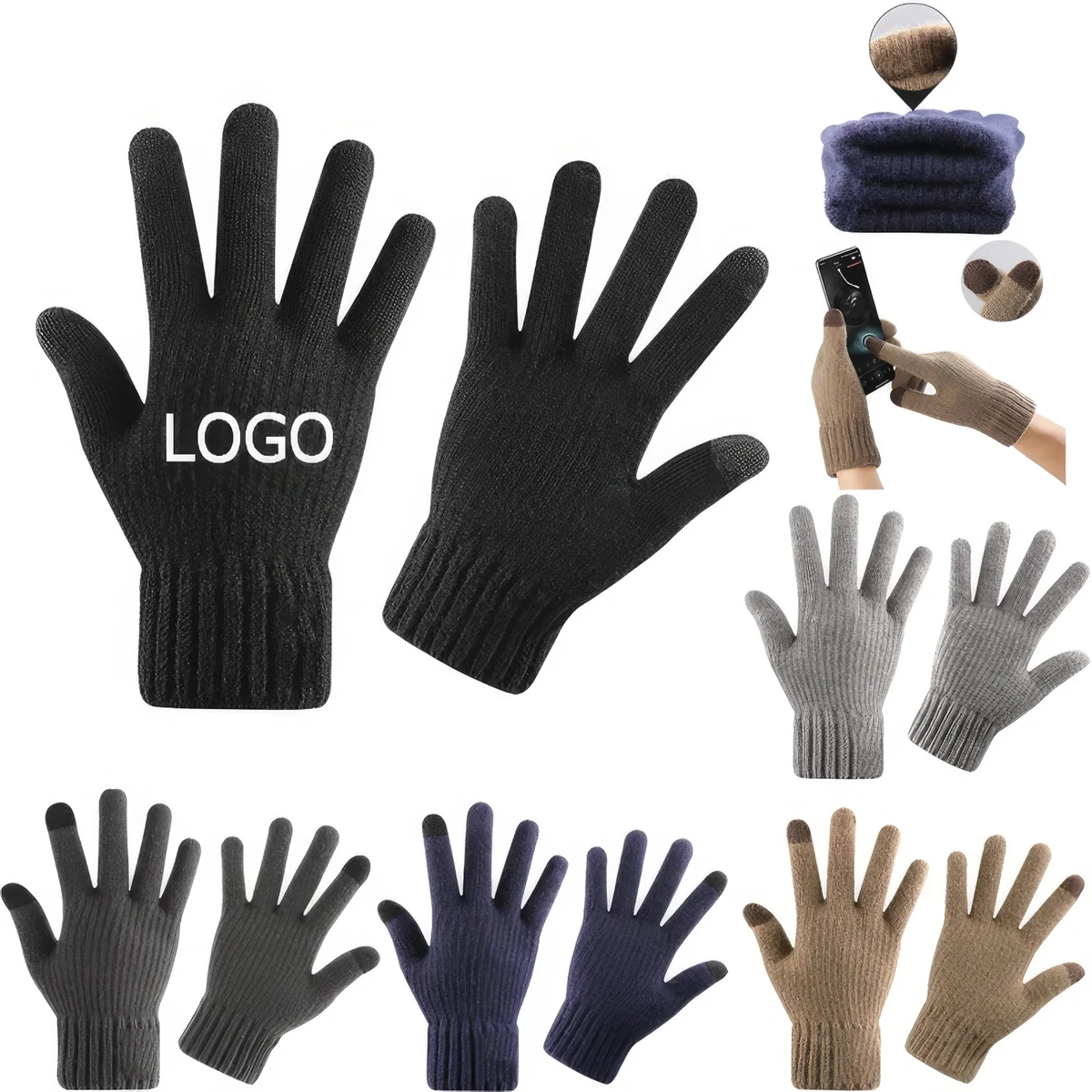 Thickened Winter Wool Gloves 1