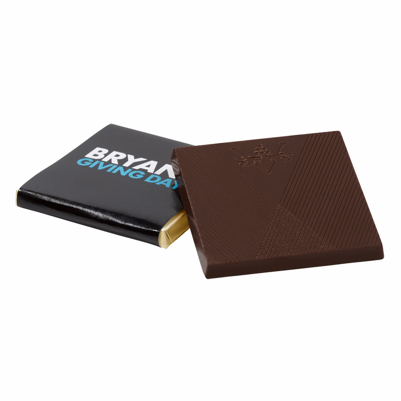 1.75" Luxe Morsel Belgian Chocolate Square