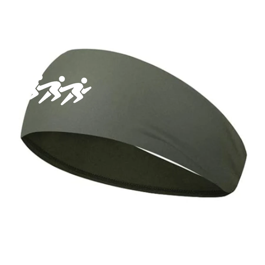 PolySpandex Sports Headband with Custom Embroidery 1