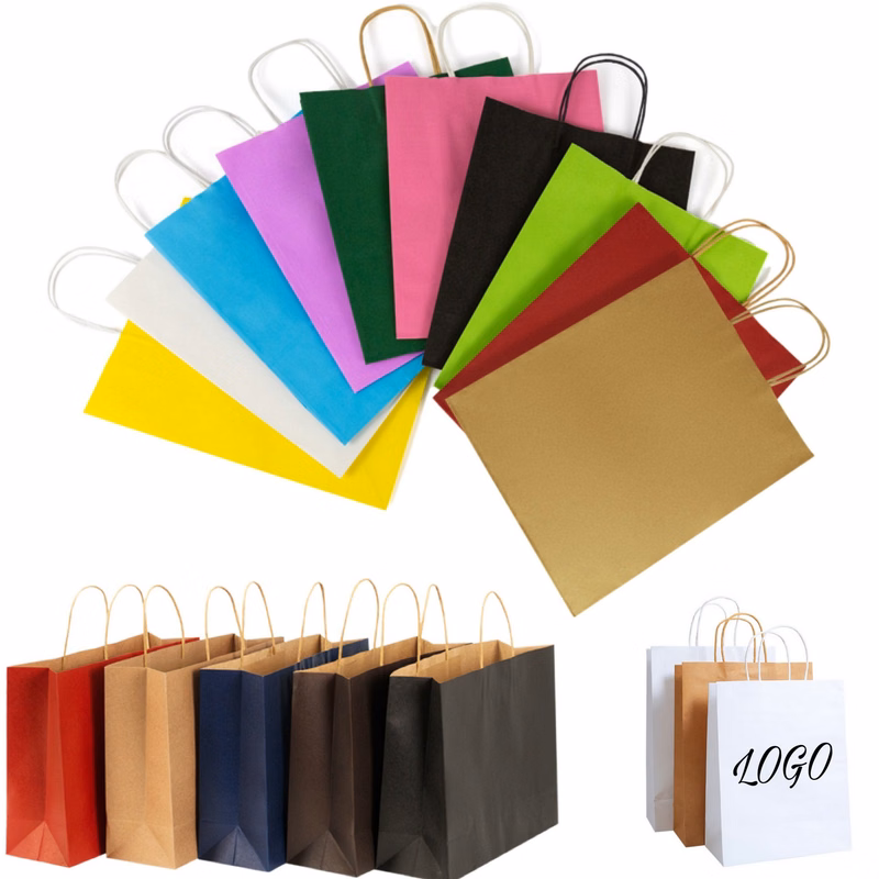 Kraft Paper Party Favor Gift Bags