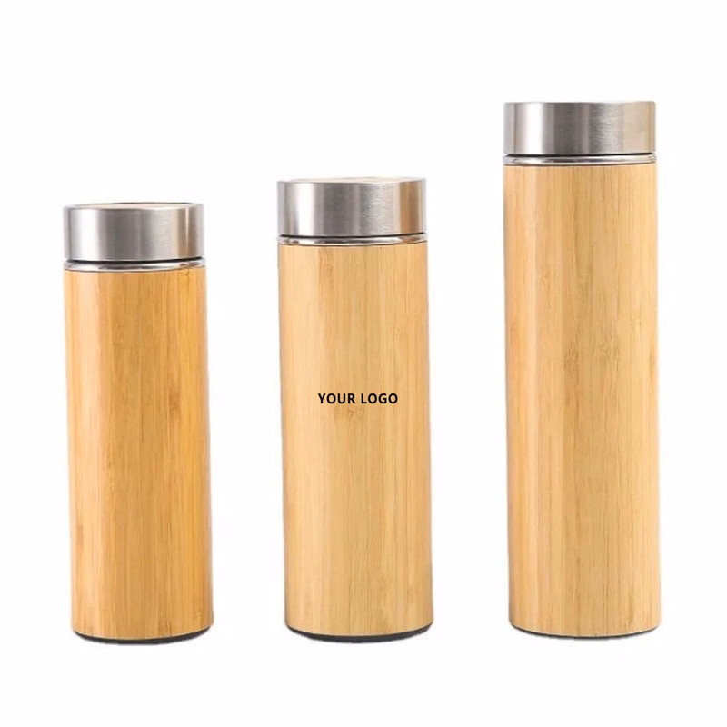 Bamboo Stainless Steel Thermos Cup