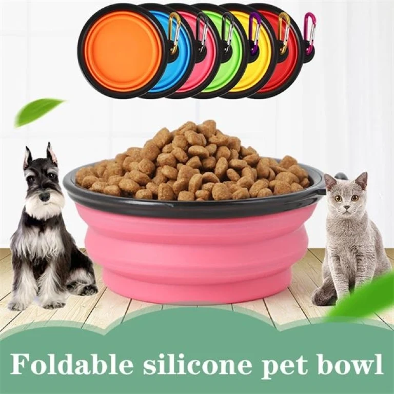 Foldable Silicone Pet Bowl 1
