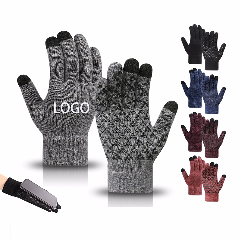 Warm Winter Touchscreen Knitted Gloves