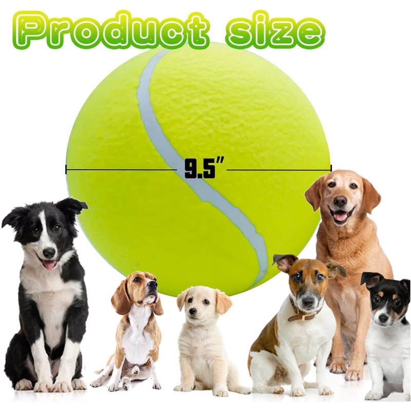 9.5" Inflatable Giant Pet Tennis Balls